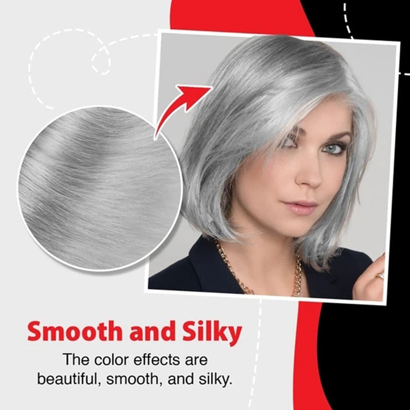 Tinte para el cabello gris plateado (50% de descuento) - bamascota