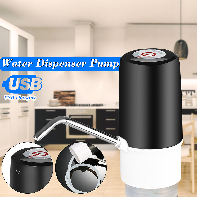 Bomba Dispensador Agua Electrónico Recargable Usb Botellon - bamascota